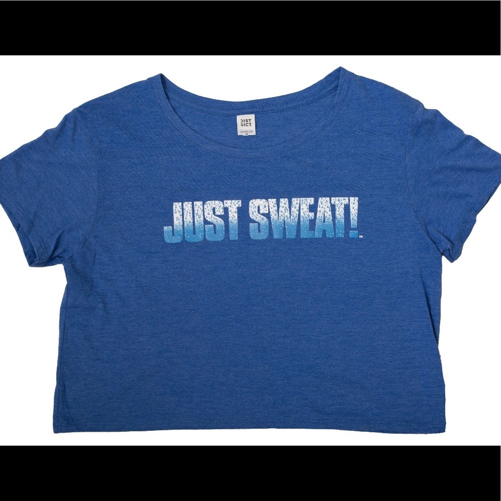 COPY - Junior's & Ladies Relaxed Crop Tee (Royal …